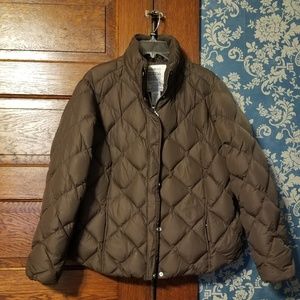 Women's brown winter coat